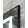 Зеркало BELBAGNO KRAFT SPC-KRAFT-700-900-LED-TCH-WARM-NERO в алюминиевой раме со встроенным светильником, 700x32x900 мм